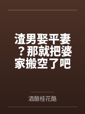 渣男娶平妻那就把婆家搬空了吧百度网盘