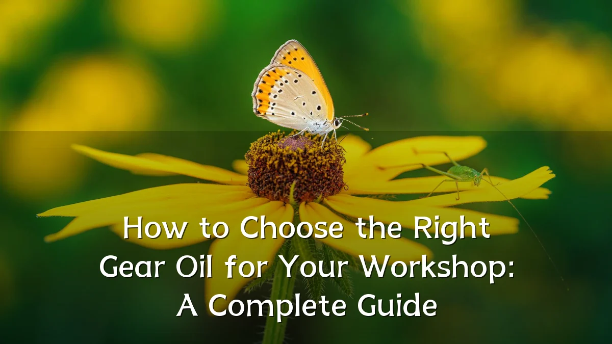 How to Choose the Right Gear Oil for Your Workshop: A Complete Guide