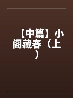 【中篇】小阁藏春(上) 【中篇】小阁藏春(上)