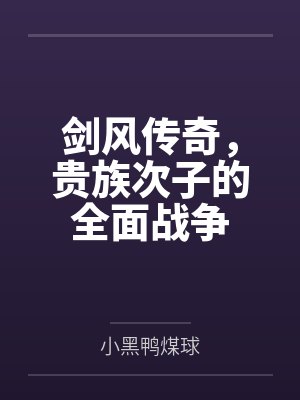 约翰霍亨索伦剑风传奇,贵族次子的全面战争 约翰霍亨索伦剑风传奇,贵族次子的全面战争