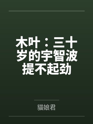 木叶:三十岁的宇智波提不起劲 木叶:三十岁的宇智波提不起劲