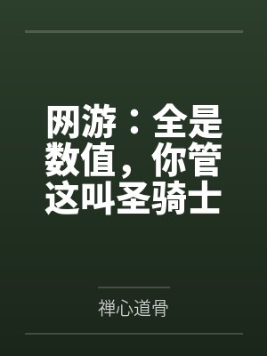 网游:全是数值,你管这叫圣骑士?by禅心道骨 网游:全是数值,你管这叫圣骑士?by禅心道骨