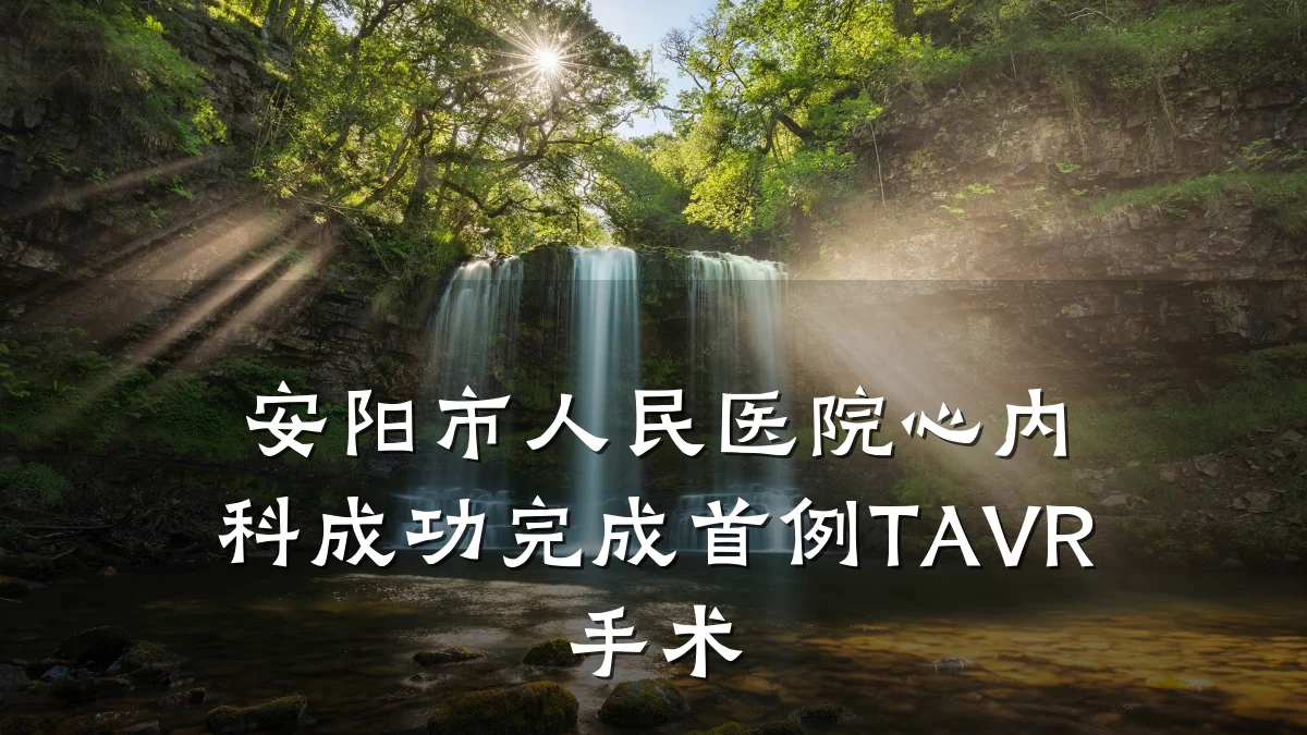安阳市人民医院心内科成功完成首例TAVR手术