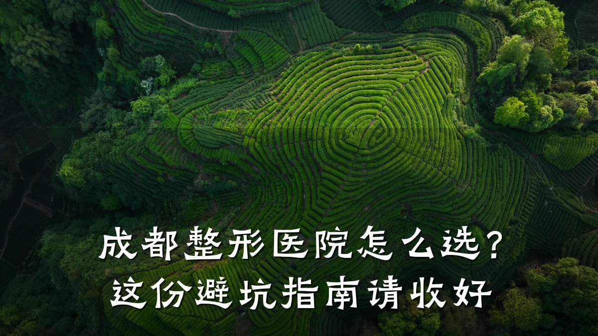 成都整形医院怎么选?这份避坑指南请收好