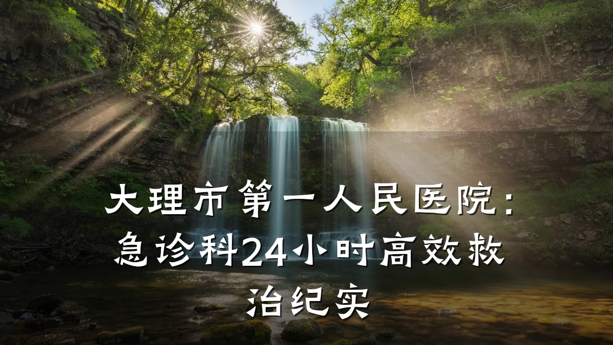 大理市第一人民医院：急诊科24小时高效救治纪实