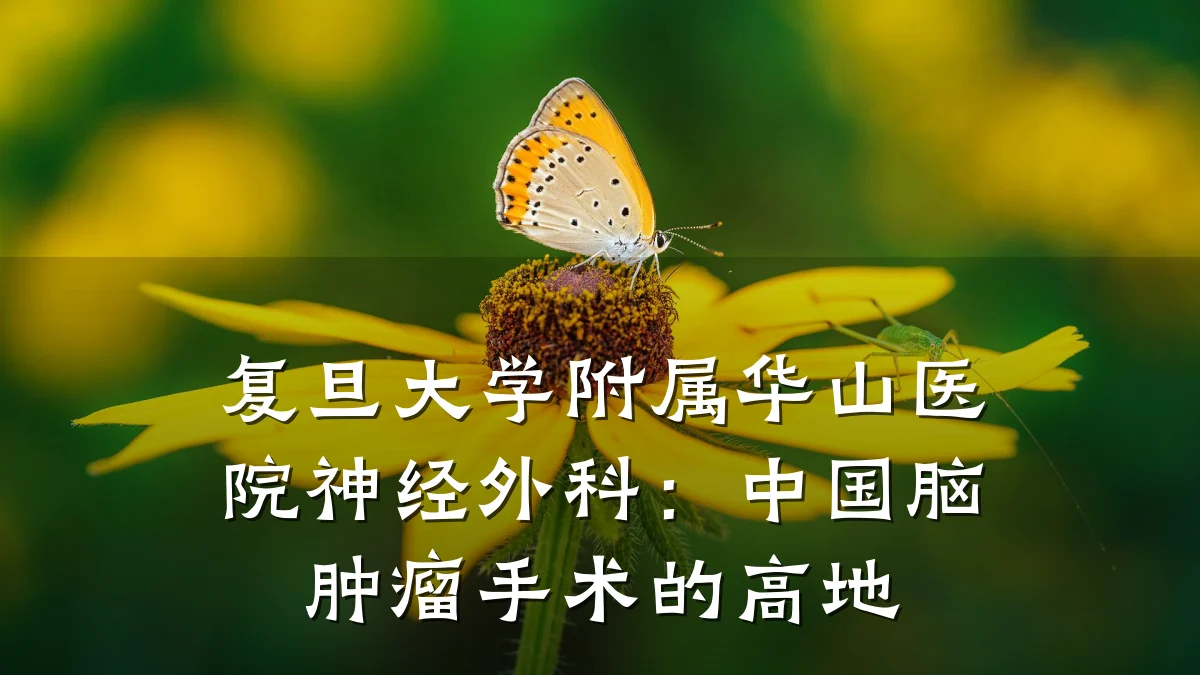 复旦大学附属华山医院神经外科:中国脑肿瘤手术的高地
