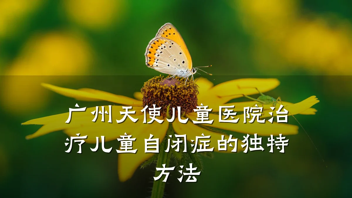 广州天使儿童医院治疗儿童自闭症的独特方法