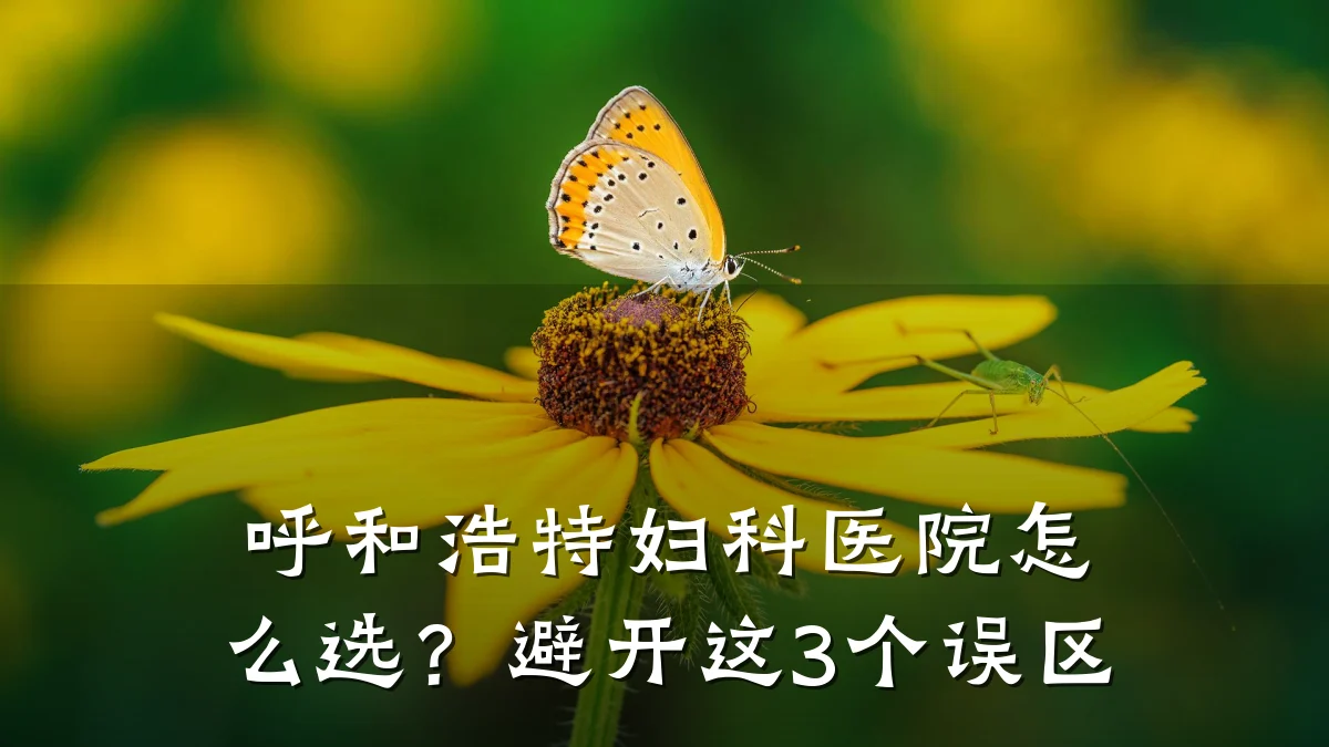 呼和浩特妇科医院怎么选？避开这3个误区