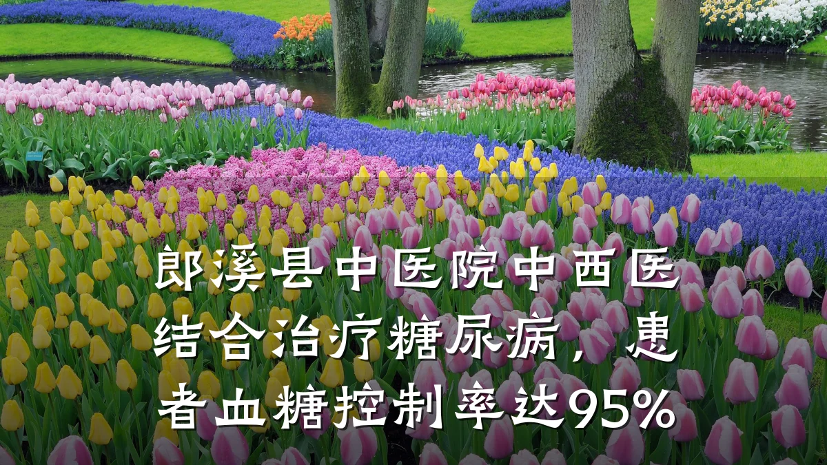 郎溪县中医院中西医结合治疗糖尿病,患者血糖控制率达95%