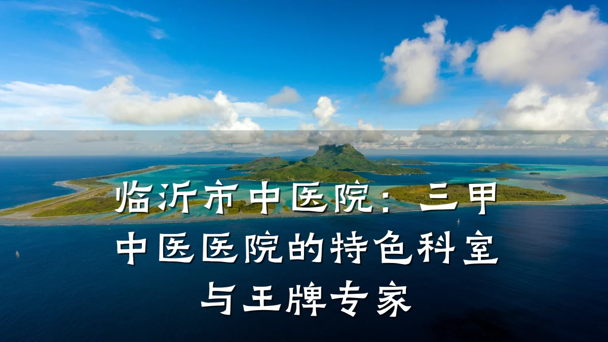 临沂市中医院:三甲中医医院的特色科室与王牌专家