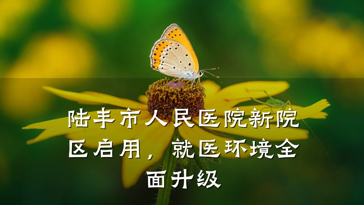 陆丰市人民医院新院区启用,就医环境全面升级