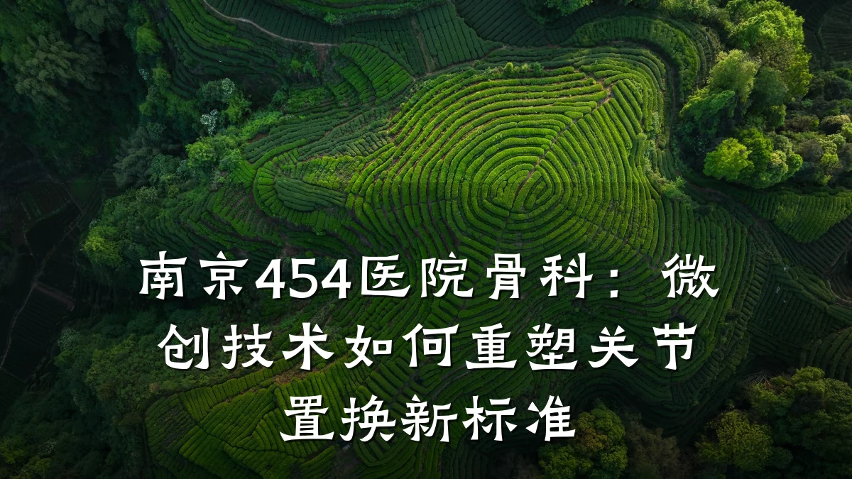 南京454医院骨科：微创技术如何重塑关节置换新标准