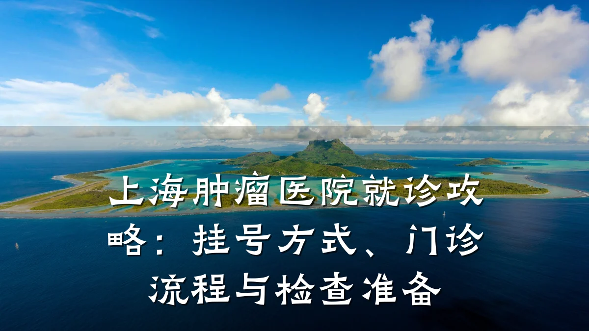 上海肿瘤医院就诊攻略：挂号方式、门诊流程与检查准备