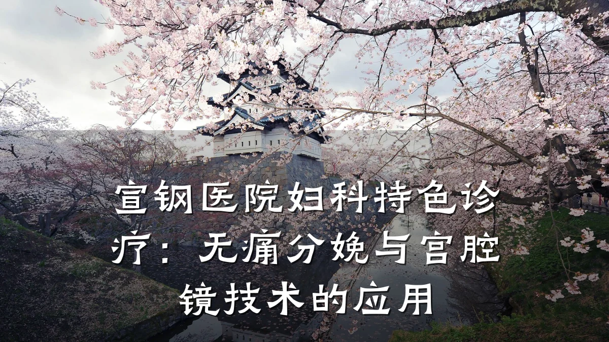 宣钢医院妇科特色诊疗:无痛分娩与宫腔镜技术的应用
