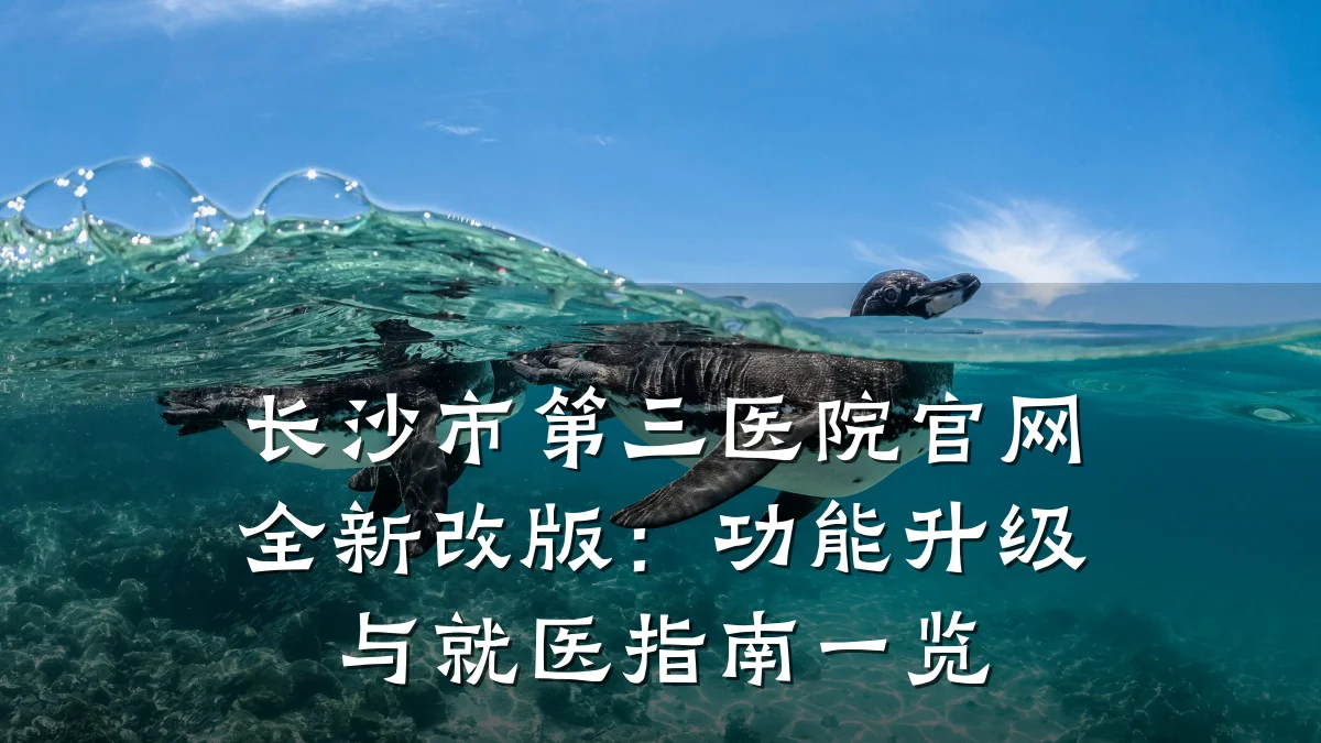 长沙市第三医院官网全新改版:功能升级与就医指南一览
