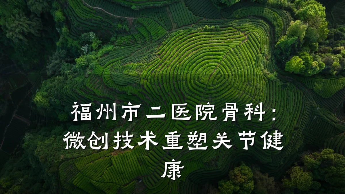 福州市二医院骨科:微创技术重塑关节健康