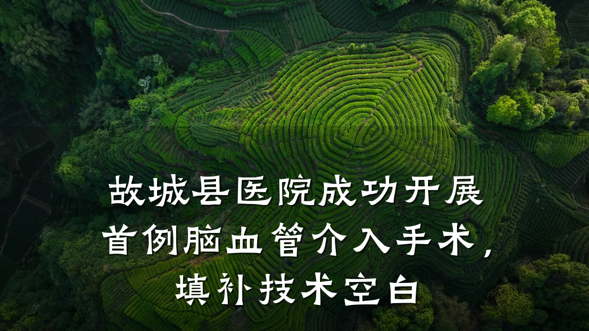 故城县医院成功开展首例脑血管介入手术，填补技术空白