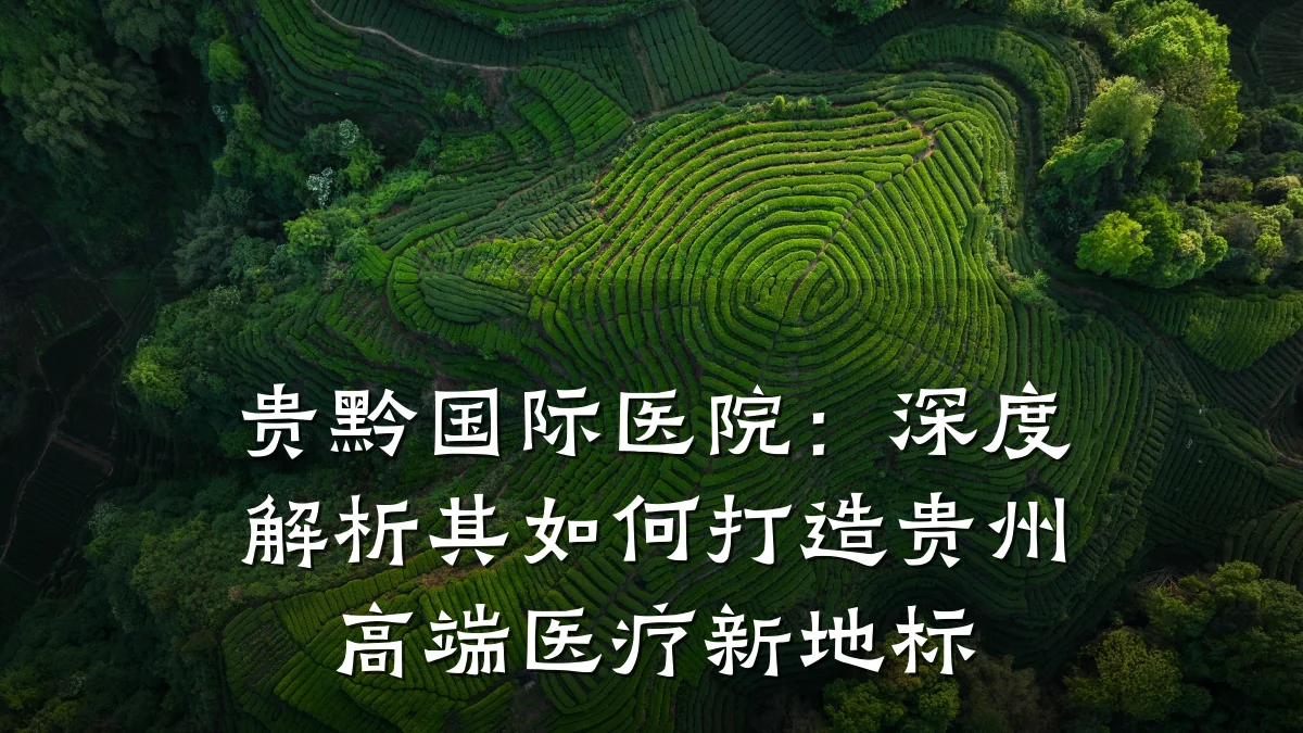 贵黔国际医院：深度解析其如何打造贵州高端医疗新地标