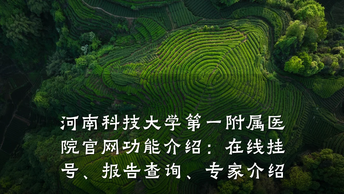 河南科技大学第一附属医院官网功能介绍:在线挂号、报告查询、专家介绍
