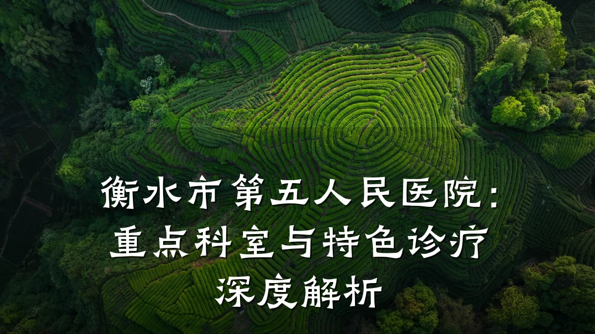 衡水市第五人民医院:重点科室与特色诊疗深度解析