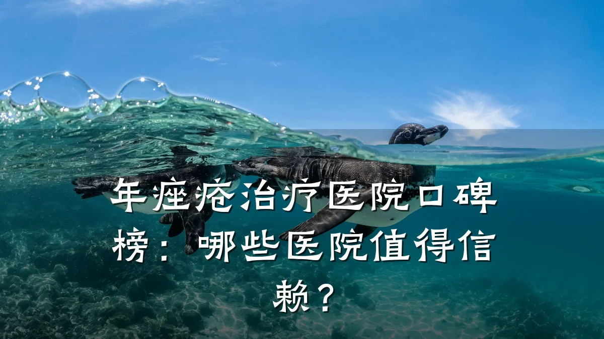 年痤疮治疗医院口碑榜：哪些医院值得信赖？