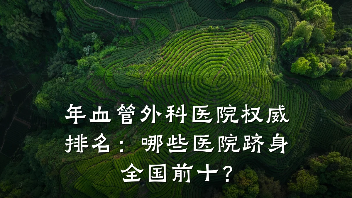 年血管外科医院权威排名:哪些医院跻身全国前十?