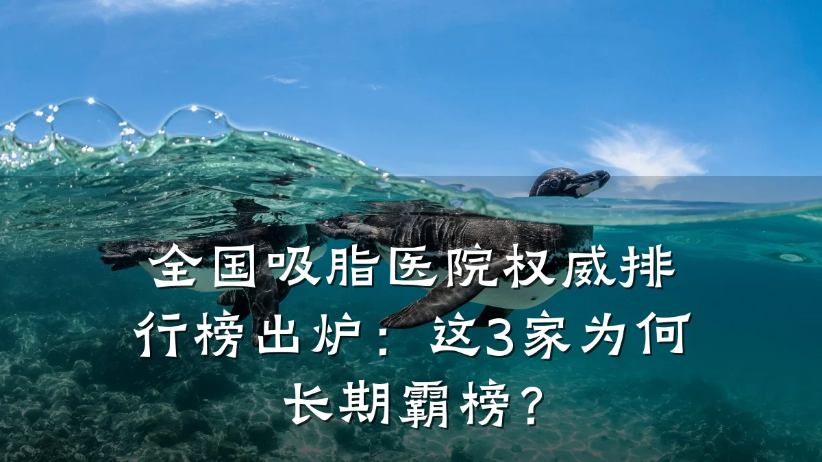 全国吸脂医院权威排行榜出炉:这3家为何长期霸榜?