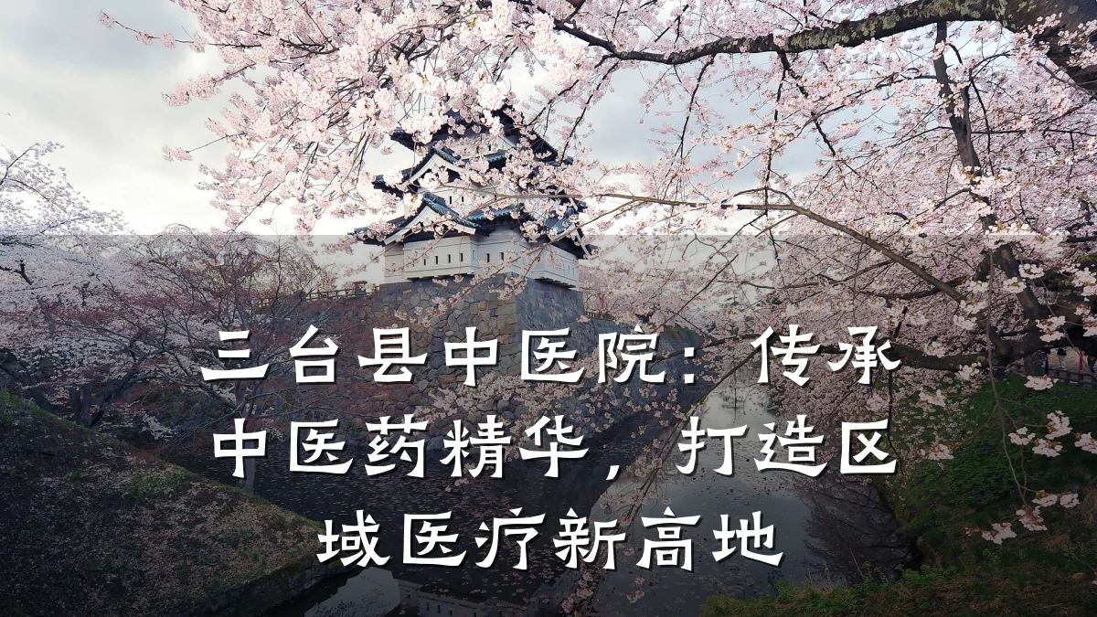 三台县中医院:传承中医药精华,打造区域医疗新高地