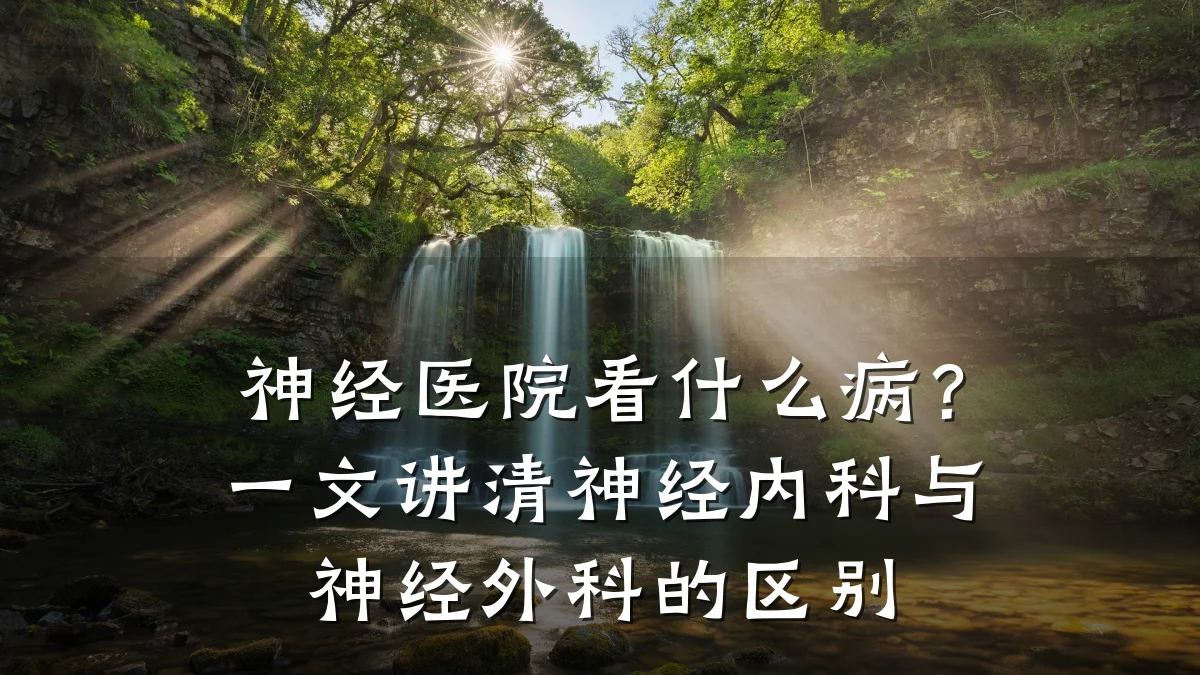 神经医院看什么病?一文讲清神经内科与神经外科的区别