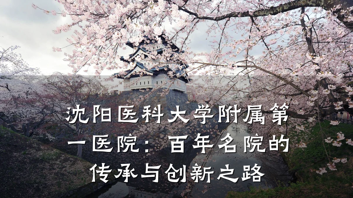 沈阳医科大学附属第一医院:百年名院的传承与创新之路