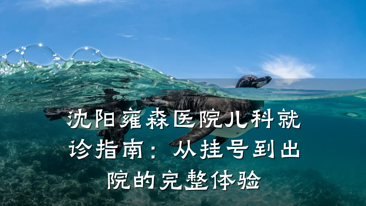 沈阳雍森医院儿科就诊指南:从挂号到出院的完整体验