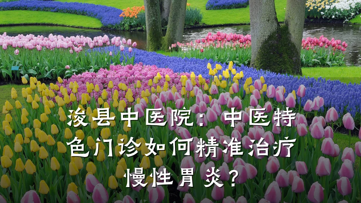 浚县中医院：中医特色门诊如何精准治疗慢性胃炎？