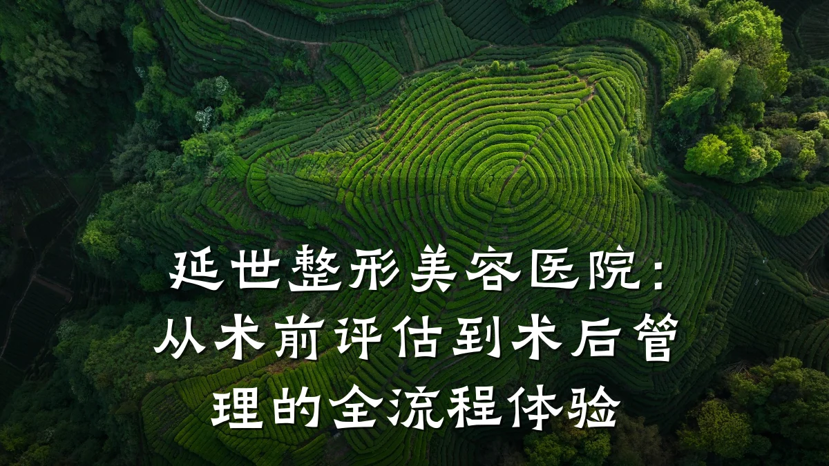 延世整形美容医院：从术前评估到术后管理的全流程体验