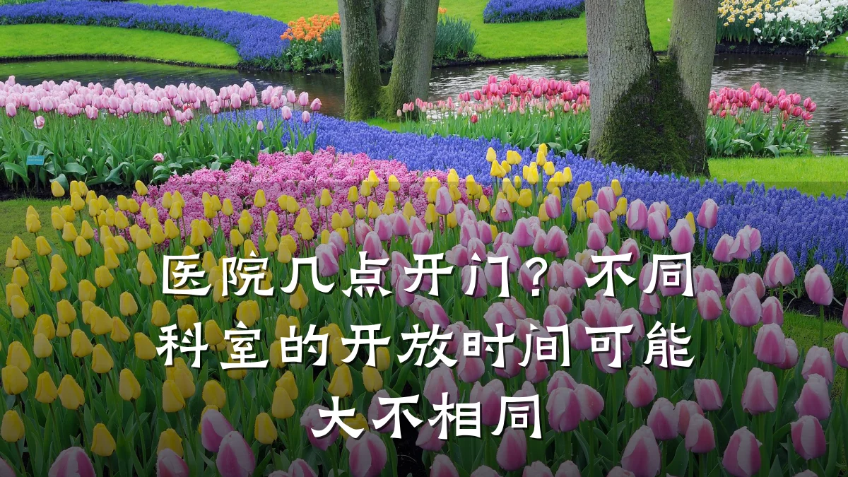 医院几点开门?不同科室的开放时间可能大不相同