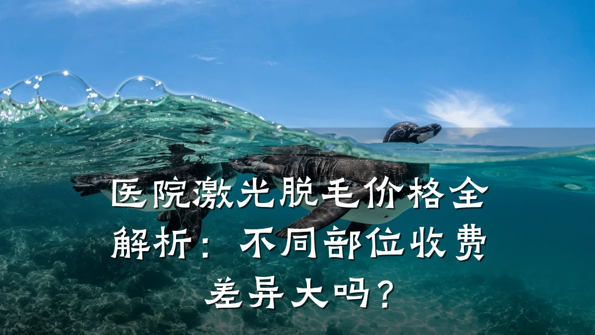 医院激光脱毛价格全解析：不同部位收费差异大吗？