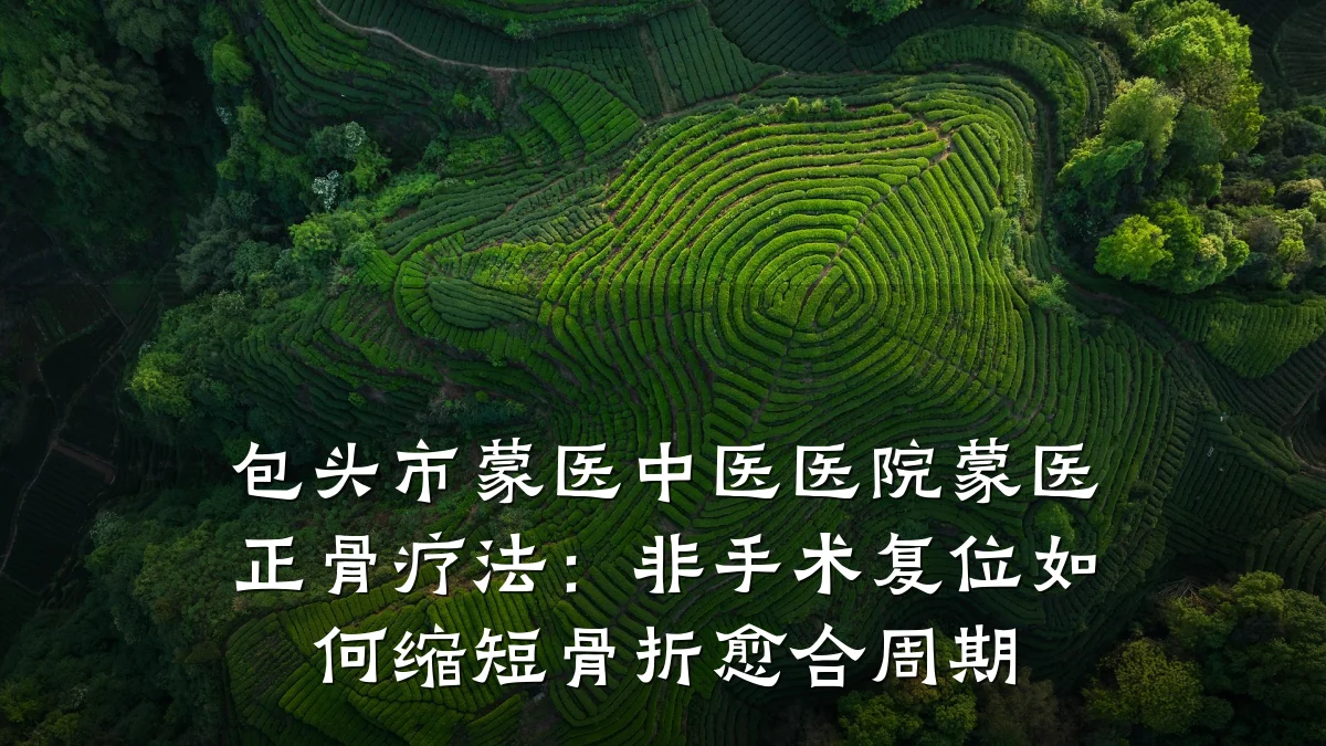包头市蒙医中医医院蒙医正骨疗法：非手术复位如何缩短骨折愈合周期