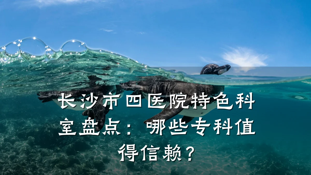 长沙市四医院特色科室盘点:哪些专科值得信赖?