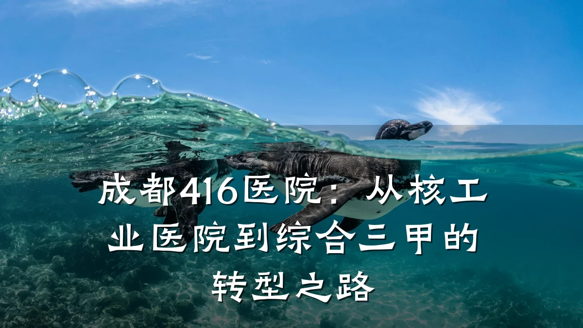 成都416医院:从核工业医院到综合三甲的转型之路