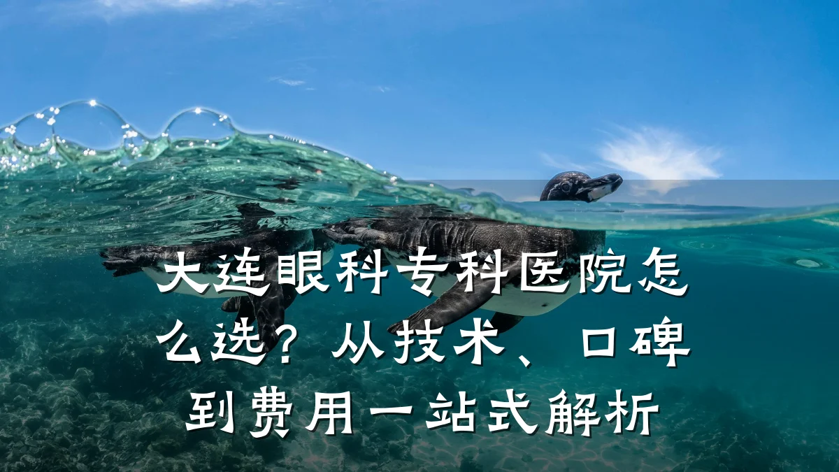 大连眼科专科医院怎么选？从技术、口碑到费用一站式解析