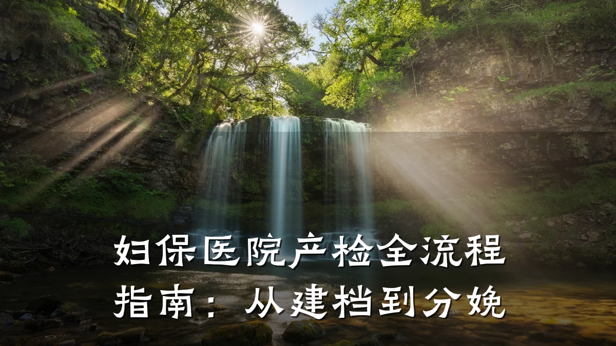 妇保医院产检全流程指南:从建档到分娩