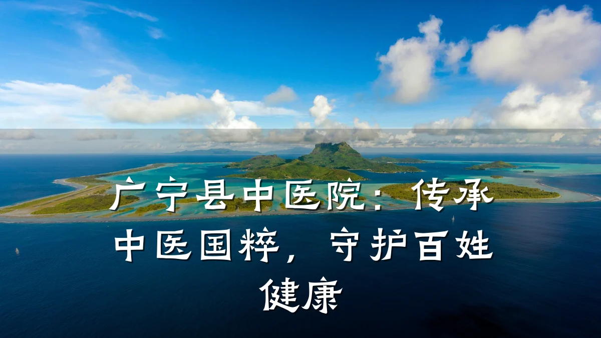 广宁县中医院:传承中医国粹,守护百姓健康