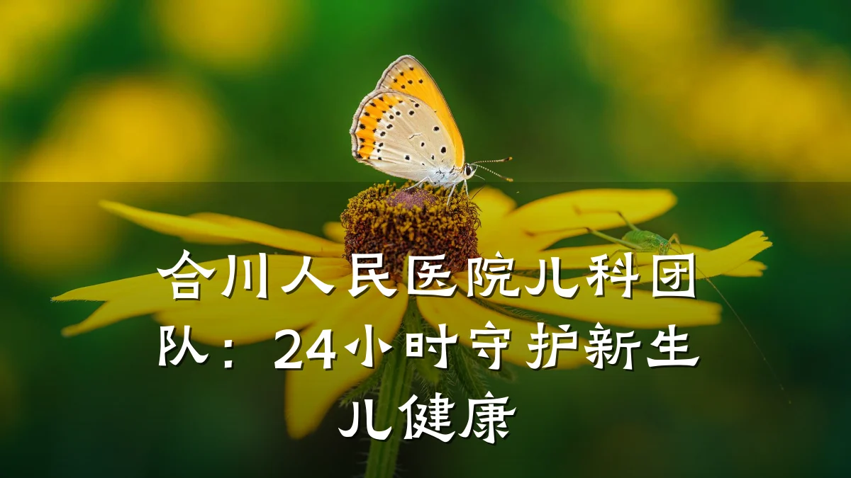 合川人民医院儿科团队:24小时守护新生儿健康