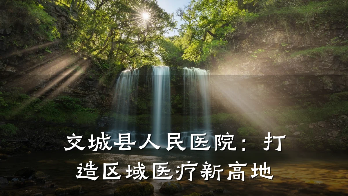 交城县人民医院:打造区域医疗新高地