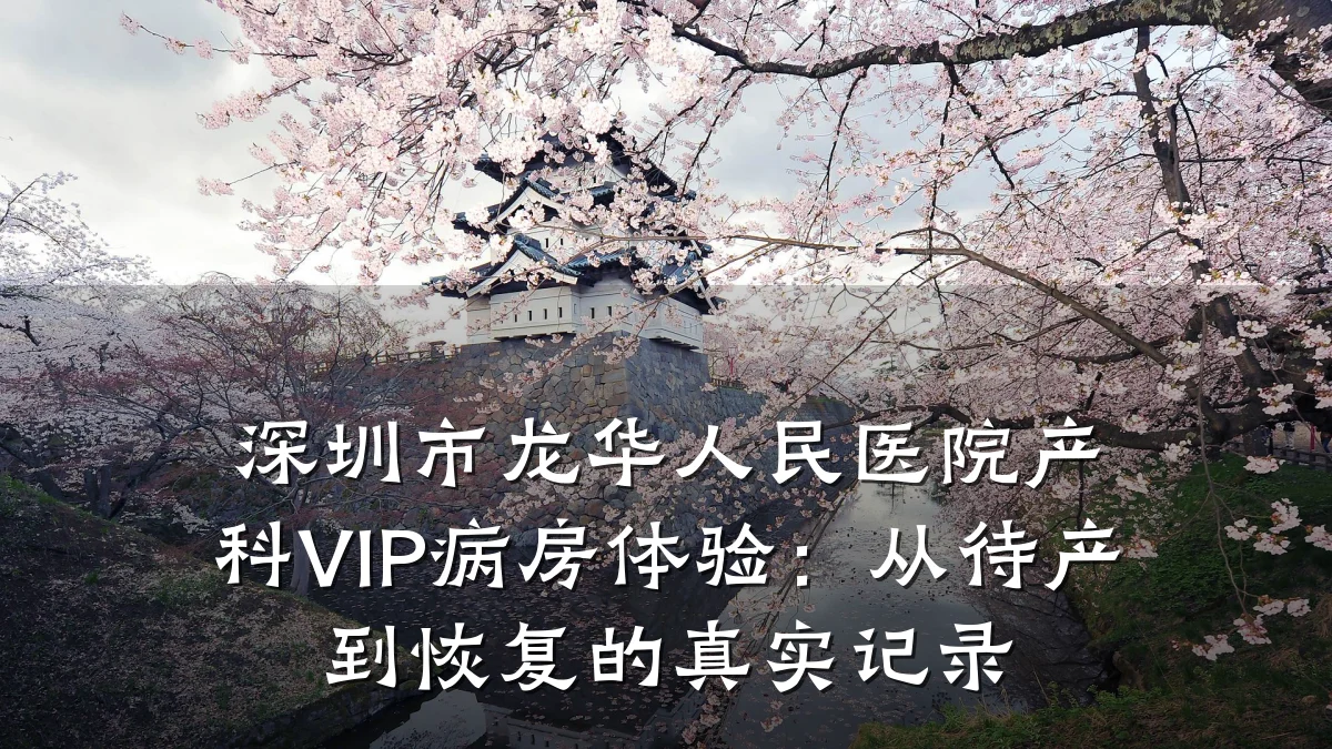 深圳市龙华人民医院产科VIP病房体验:从待产到恢复的真实记录
