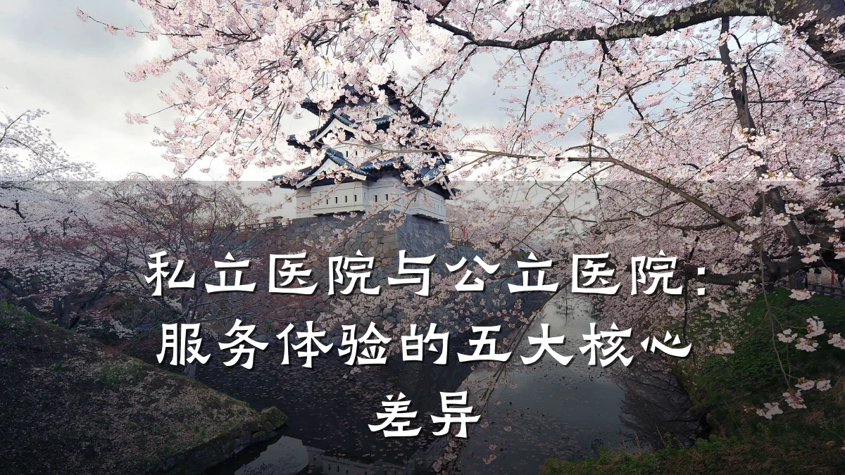 私立医院与公立医院:服务体验的五大核心差异