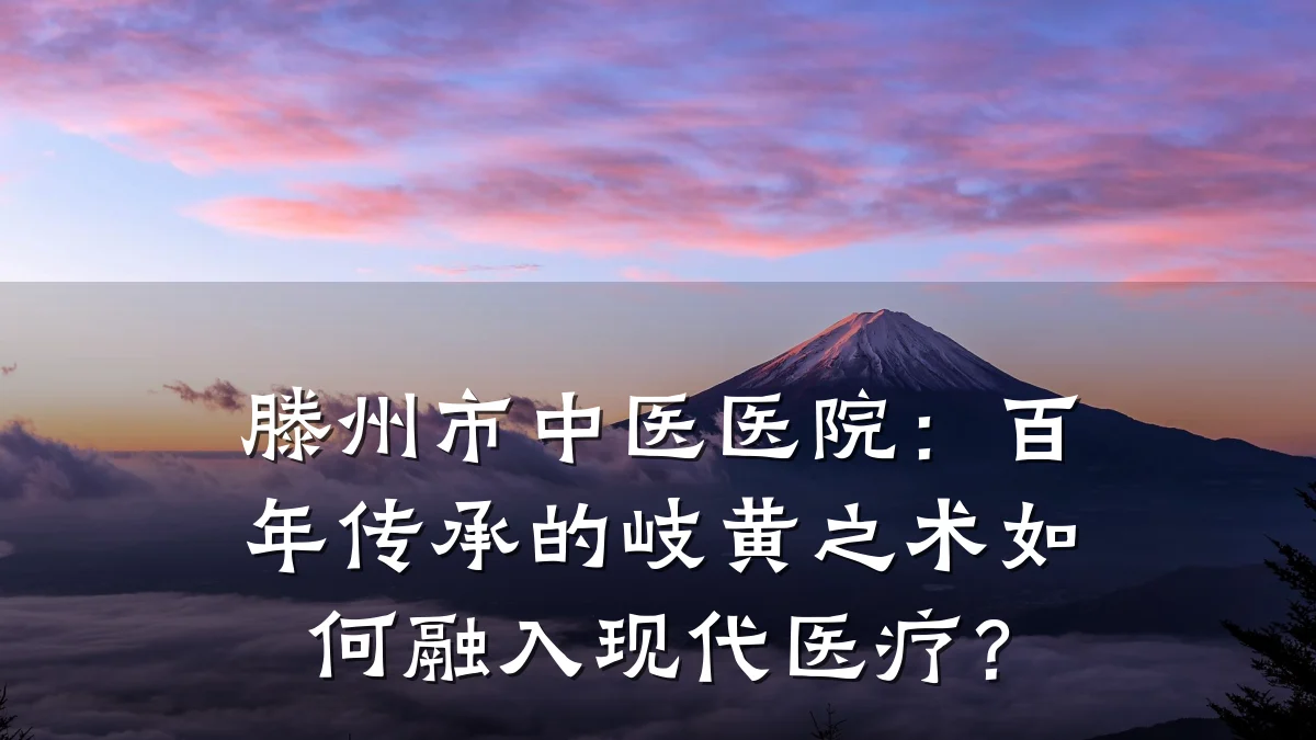 滕州市中医医院:百年传承的岐黄之术如何融入现代医疗?