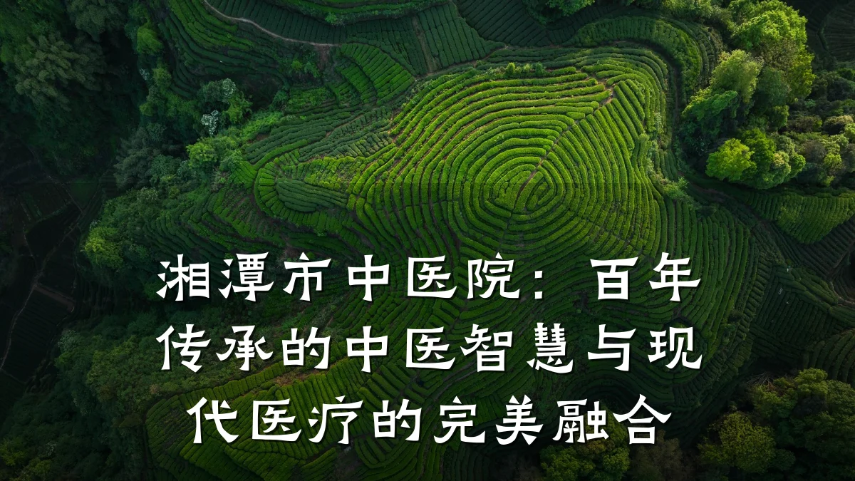 湘潭市中医院:百年传承的中医智慧与现代医疗的完美融合