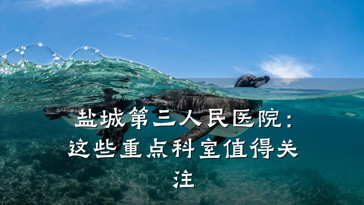 盐城第三人民医院:这些重点科室值得关注