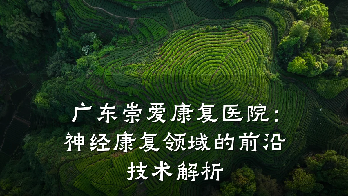 广东崇爱康复医院：神经康复领域的前沿技术解析