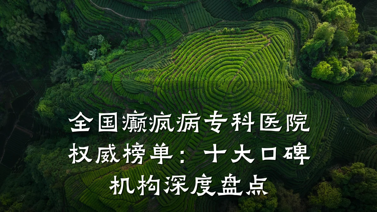 全国癫疯病专科医院权威榜单:十大口碑机构深度盘点